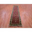 Tapis de couloir rouge en laine noué à la main 2 pi 9 po x 12 pi 3 po Rajasthan 85D642F283C04EF6998C966DBA1ADCC4