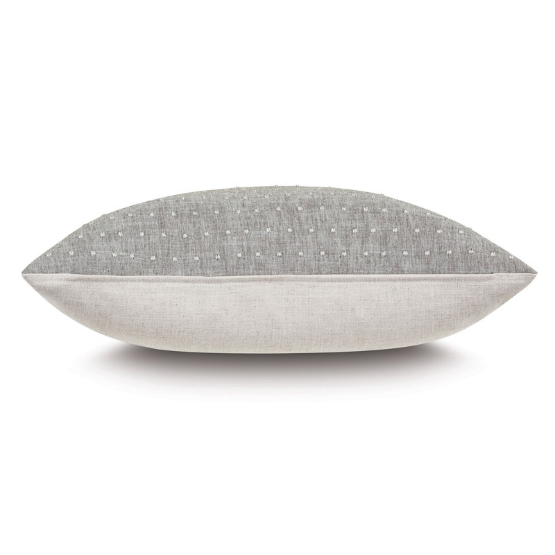 Clearview Polka Dot Sham, Standard/Twin, Gray