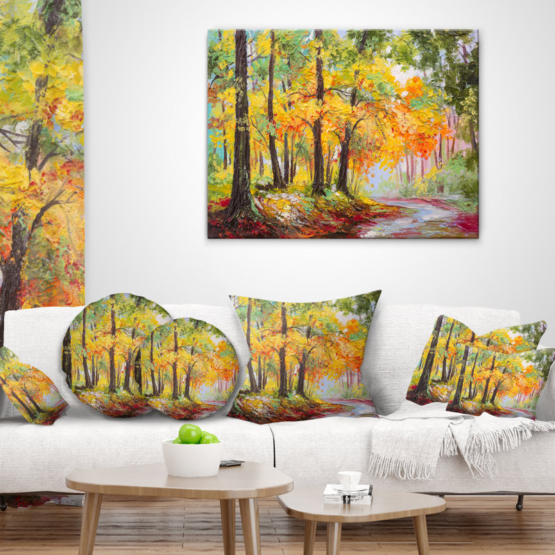 Coussin lombaire Landscape Autumn Forest