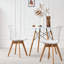 Acrylic Dining Chairs, PU Leather Cushions Solid Beech Legs For Living Room-919520907-919520911