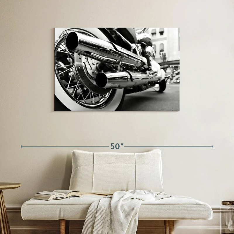 Mehar Motorcycle Exhaust Pipes, 26" H x 39" W