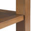 Table de bout transitionnelle en bois massif avec 2 tablettes ouvertes Acadian-1063236911-944659078