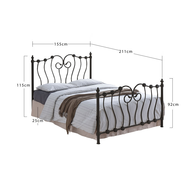 Metal Bed, Kingsize (5')
