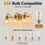 Applique murale 3 lumières pour salle de bain avec abat-jour en verre transparent pétales de cristal