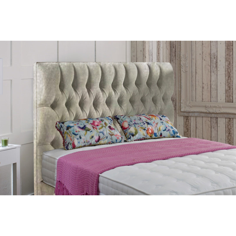 Westbrook Upholstered Headboard, Small Single, Champagne