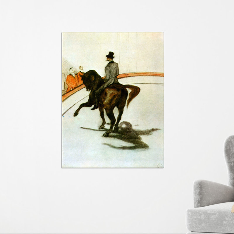 Henri De Toulouse-Lautrec - Wrapped Canvas Painting, 80cm H x 60cm W x 1.8cm D