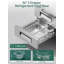 Coolski 36 in. 1.96 cu. ft. Commercial Chef Base Refrigerator with 2 Drawers in Stainless Steel