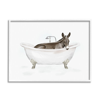 " Donkey Bathroom Tub Animal " by Ziwei Li