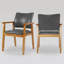 Chaise rembourrée Artell H 18,5 po-489878057