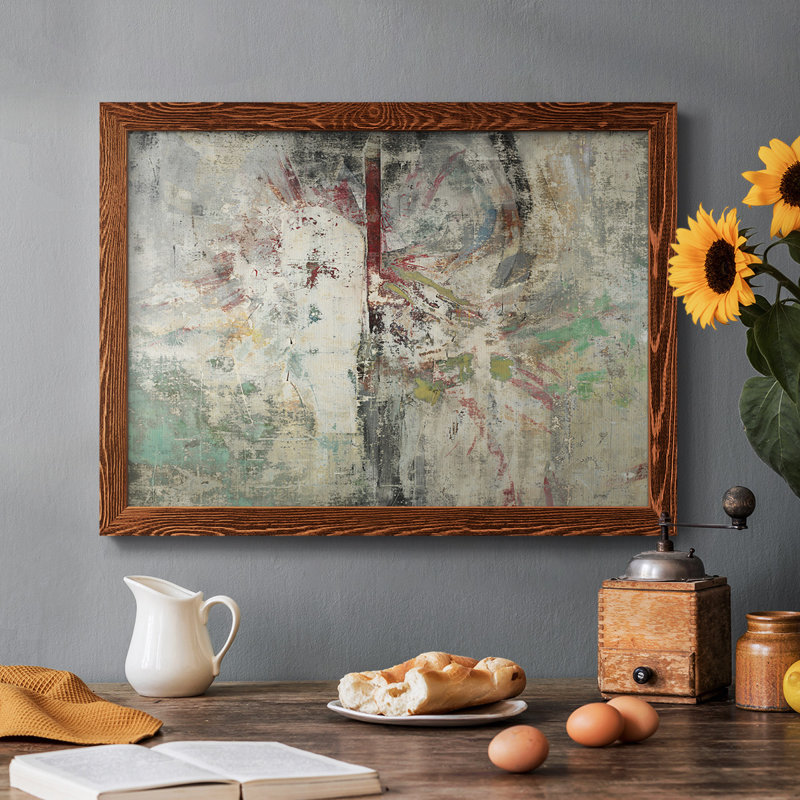 Ebb Flow, peinture sur toile encadrée, Érable, H 22 po x l 32 po x P 1,5 po