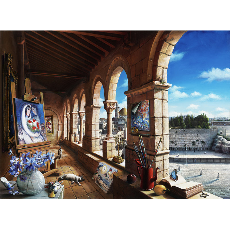 Jerusalem by Orlando Quevedo, 20" H x 30" W x 4" D, Acrylic