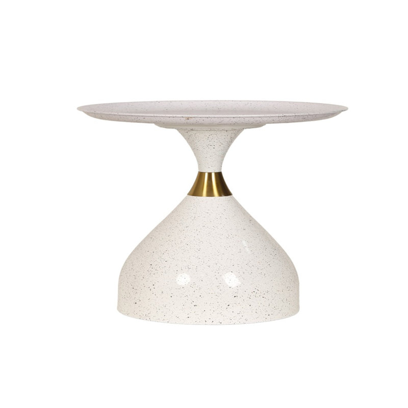 Table d'appoint Lydiann, blanc
