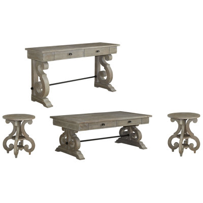 Applegate Rectangular Cocktail Table With 2 Accent End Table And Sofa Table
