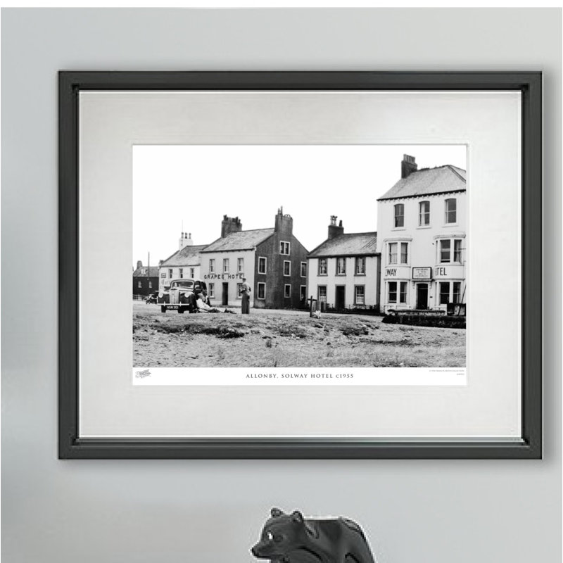 Allonby, Solway Hotel C1955 by Francis Frith - Single Picture Frame Print, 40cm H x 50cm W x 2.3cm D