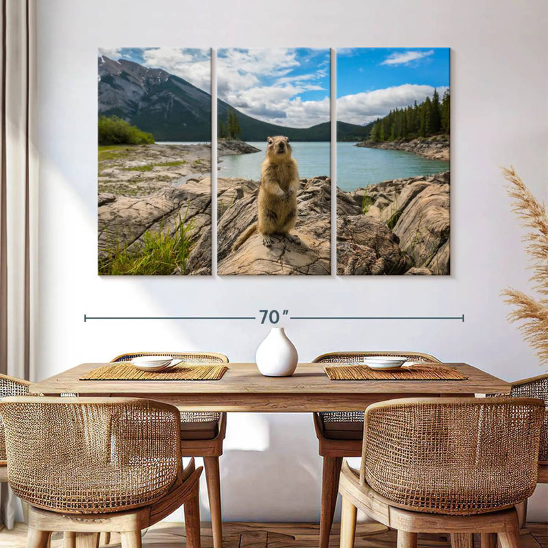 Brampt Adorable Chipmunk, 42" H x 65" W