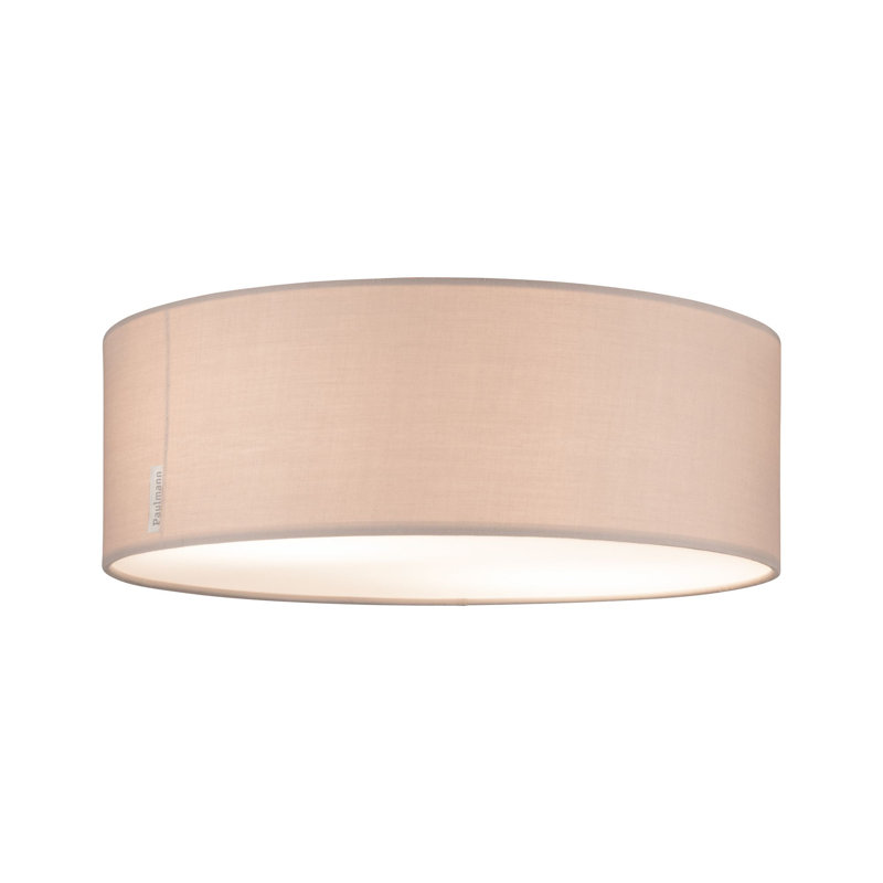 Delilah Fabric Flush Mount, Beige