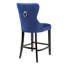 Grand tabouret en velours-1995886174