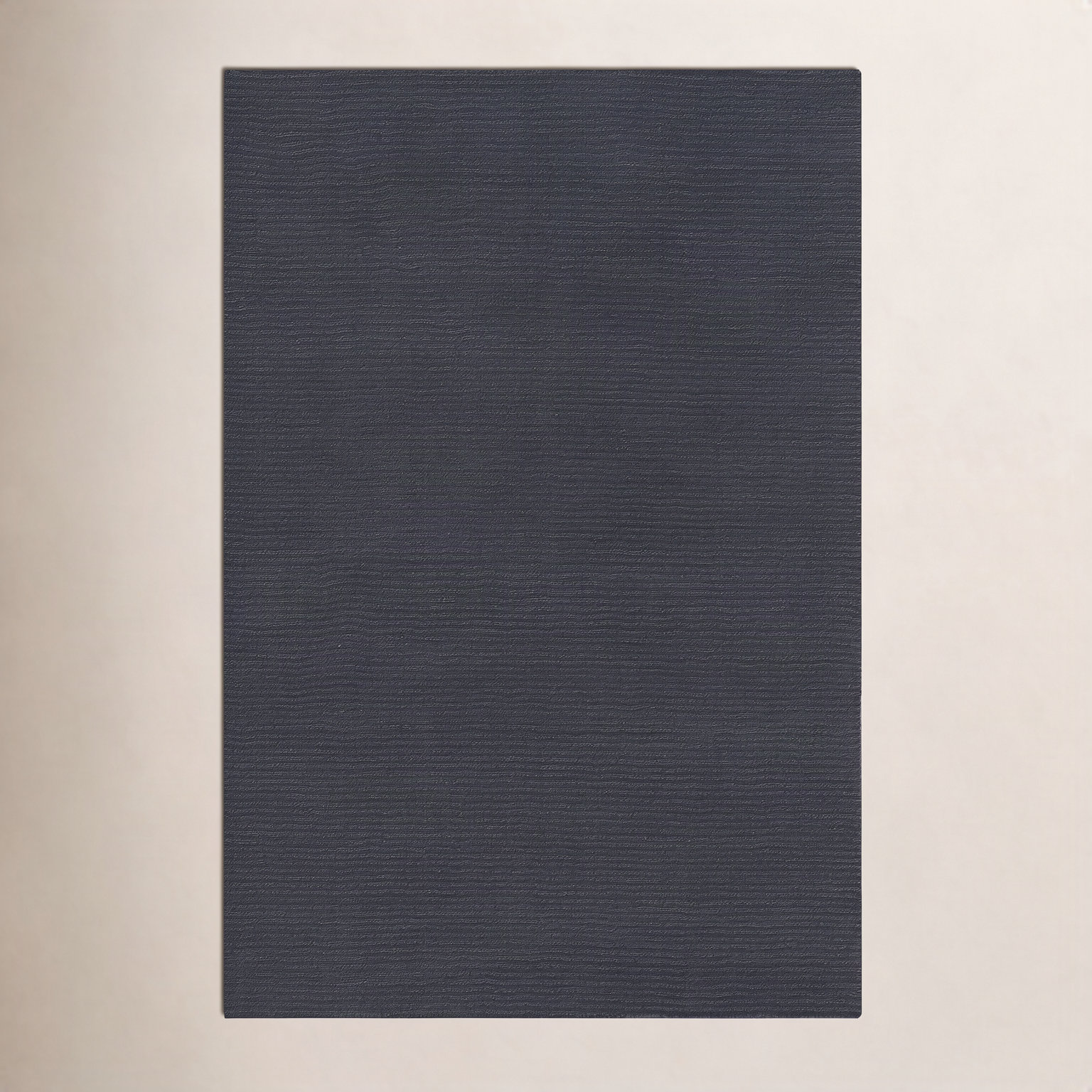Crowe Charcoal Gray Hand-Woven Wool Rug, Rectangle 2' x 3'