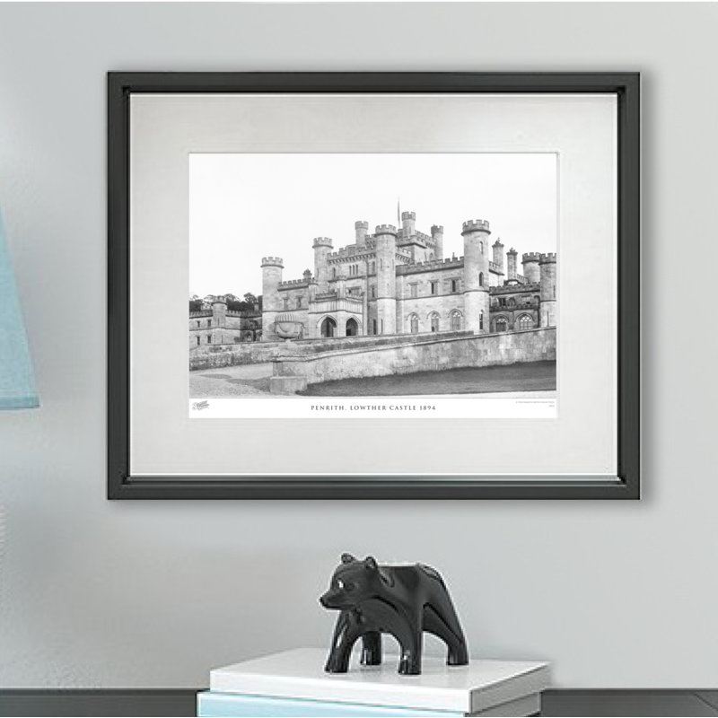 Penrith, Lowther Castle 1894 - Single Picture Frame Print, 28cm H x 36cm W x 2.3cm D