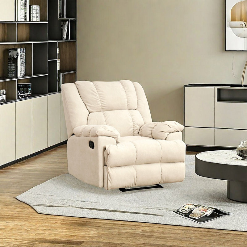 Fauteuil inclinable Munawar, Beige