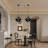 Multi Angle Restaurant Pendant Light E26 (including Three Color Light Bulbs)