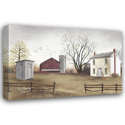 August Grove® Jacobs, Billy Gallery Wrapped Canvas Art Titled: No Plumbing