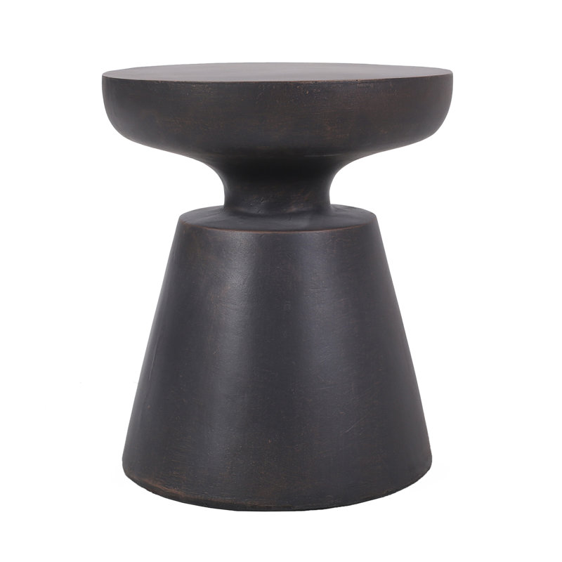 Outdoor Lightweight Concrete Side Table