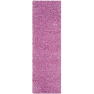 Tapis rose à poils longs Vandoren
