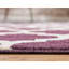 Tapis à motif géométrique mauve Cara-Leigh-712895563