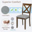Chaise de cuisine avec siège rembourré-1603259231