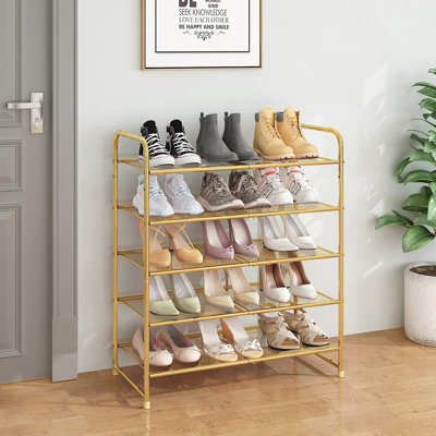 18 Pair Stackable Shoe Rack