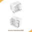 Ensemble de meuble-lavabo autoportant 36 po avec 4 tiroirs et support de rangement latéral 36 po-97127714