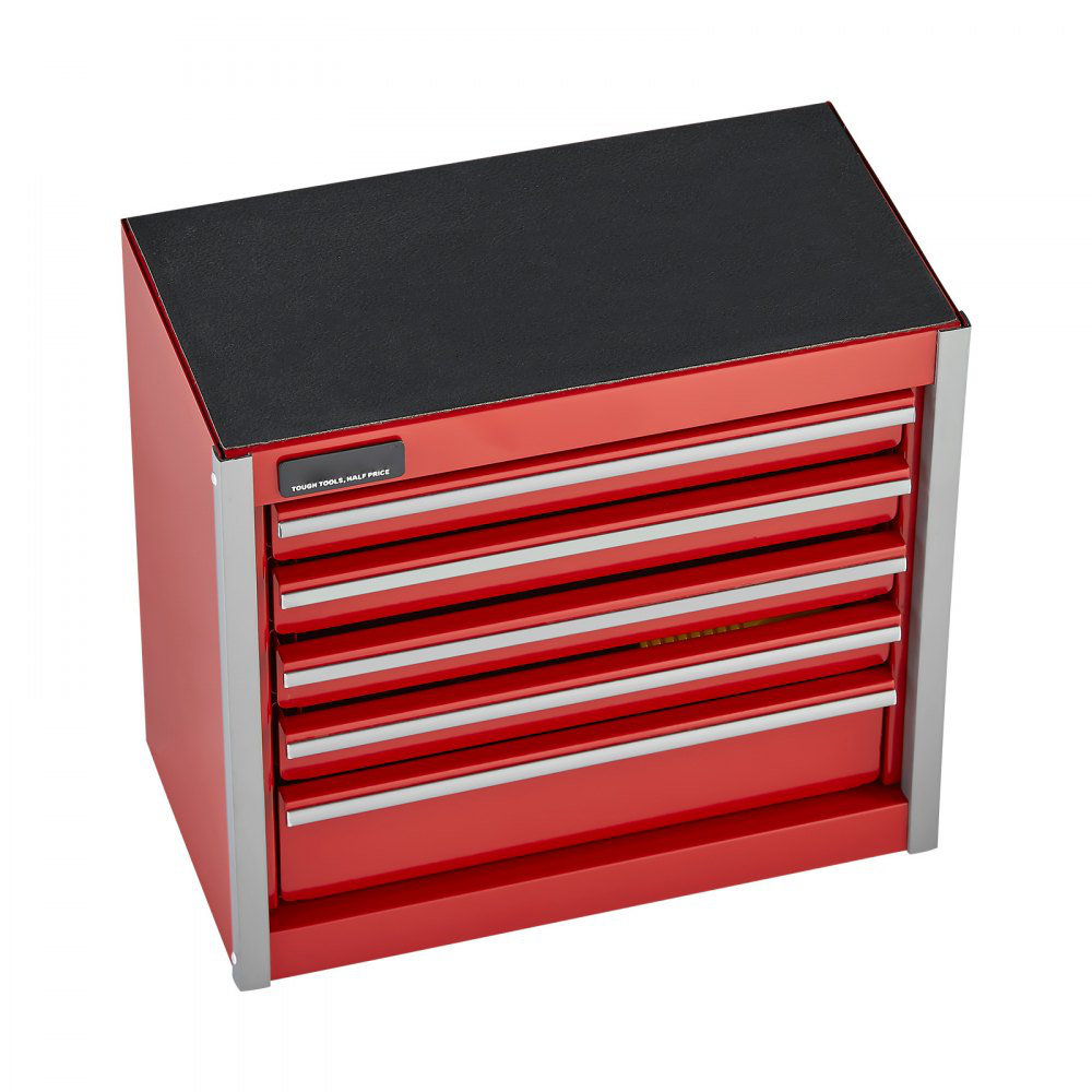 Tool Box 8.6-inch Portable Metal Tool Box with 5 Drawers Tool Organizer
