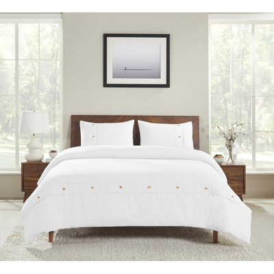 100% Organic Cotton 3 Piece Duvet Cover Set