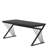 Cheryel 60" Modern Wood and Metal Computer Desk, Black-1071070459-1043580126