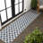 Aimee Traditional Cottage Checkerboard Navy/Cream Indoor/Outdoor Rug-529230790