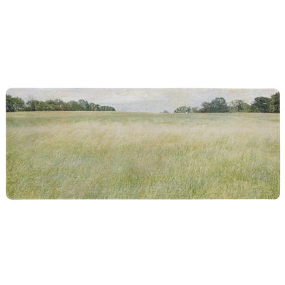 Pastoral Meadow Landscape Printed Desk Mat, design by Erin Clark