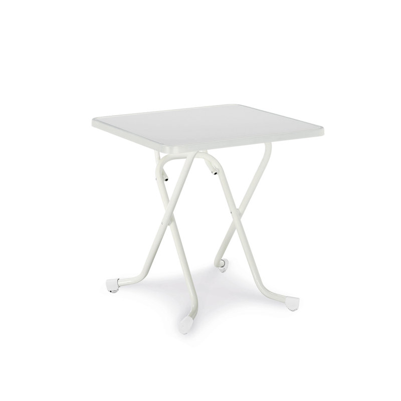Madrid Folding Table Square 67X67 Cm, White