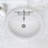 Ceramic Oval Drop-In Bathroom Sink with Overflow