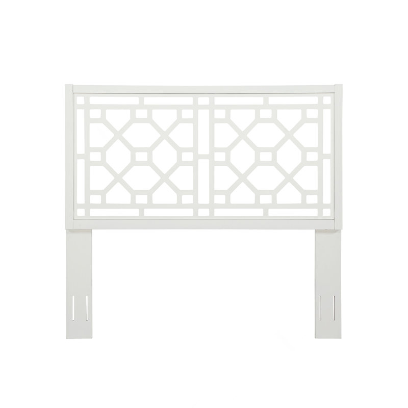 Tête de lit Tabor Chippendale blanche - grand / double, Double / grand