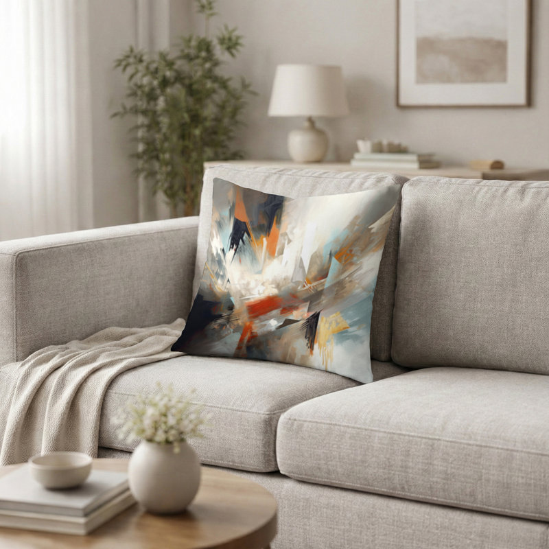 Coussin décoratif moderne Modern, H 16 po x l 16 po