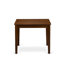 L'ensemble de table de salle à manger 3 pièces comprend une table en bois et 2 chaises Parson en similicuir gris clair, noyer antique-306885467-310075273-272530956