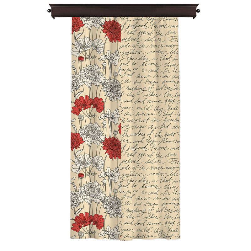 Rideau en polyester Holliston