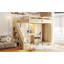 Lit mezzanine double avec escalier de rangement-254812996