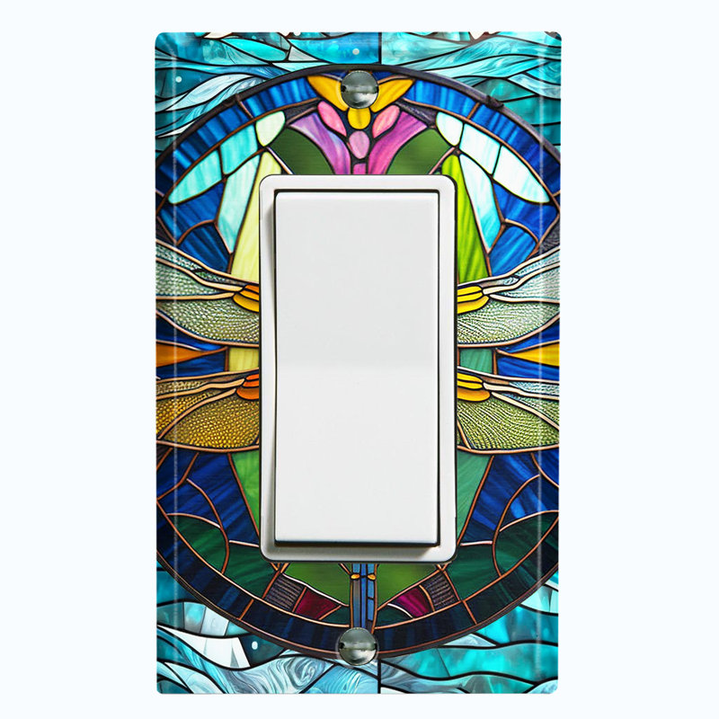 Copper Rust Patina Teal Print 1 - Gang Rocker Standard Wall Plate