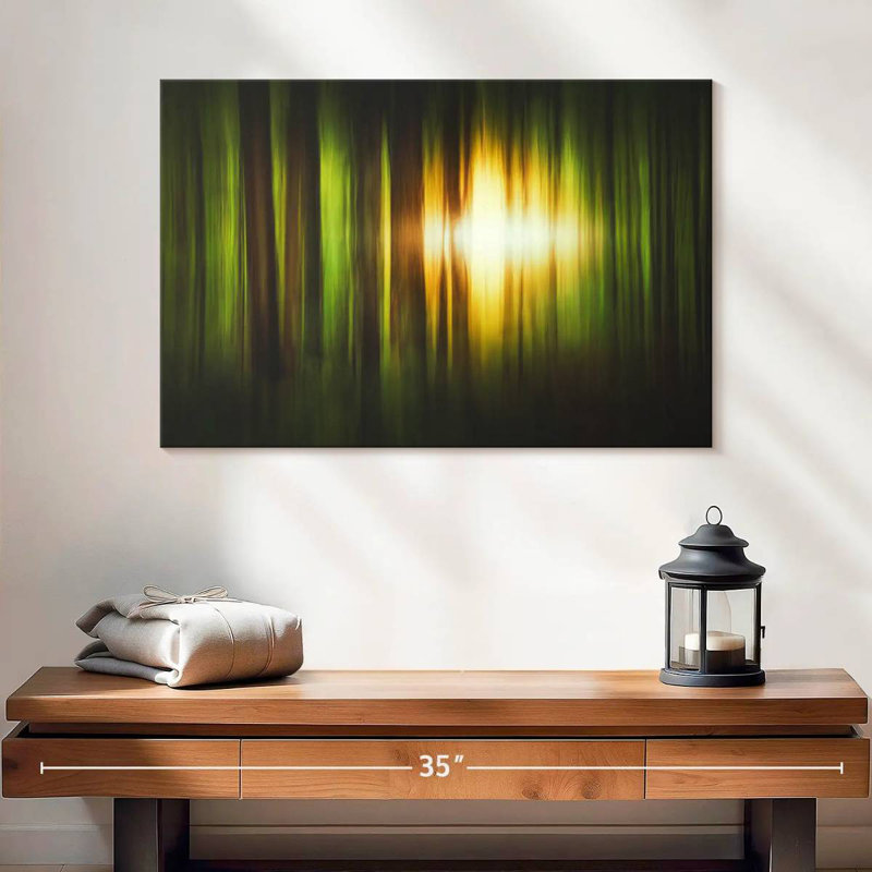 Avery Redwood Forest Abstract, 16" H x 24" W