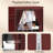 Wardrobe Closet Storage with 3 Hanging Rods, Portable Closet Organizers and Storage, Clothes Rack Shelf Garment Cabinet, Tool Free Assembly-299868656