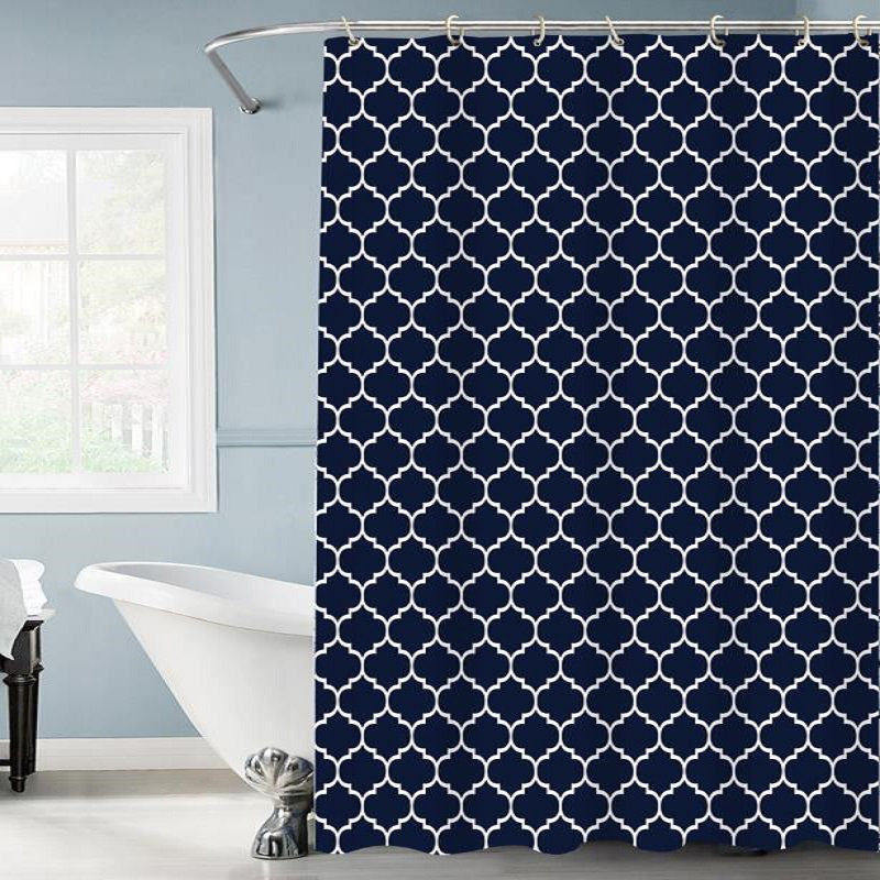 Updike Geometric Shower Curtain