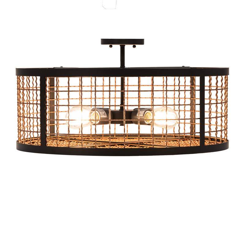 Jesenof 4 - Light Semi Flush Mount, 12" H x 24" W x 24" D