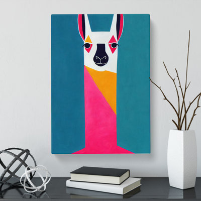 Llama Minimalism Vol.1 - Wrapped Canvas